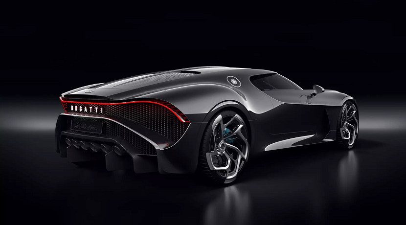 Rear of the Bugatti La Voiture Noir