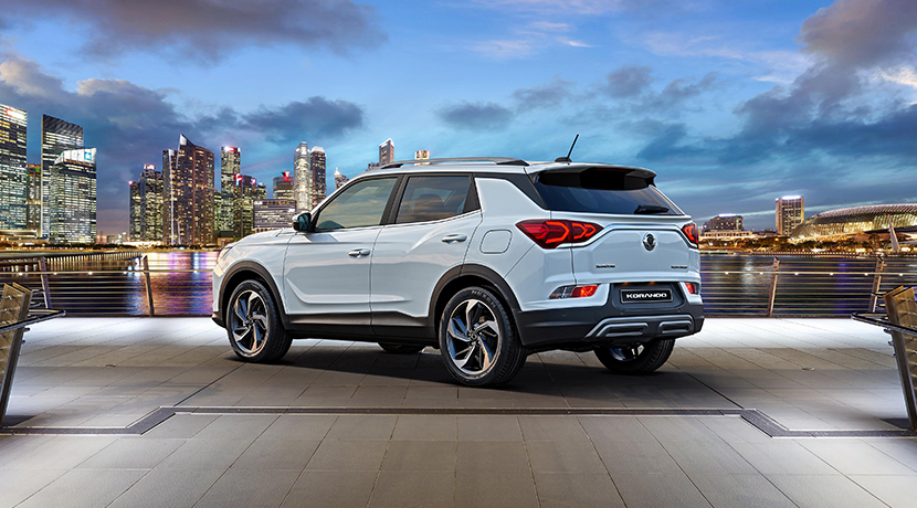 SsangYong Korando rear profile